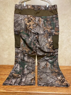 Realtree Xtra Soft Shell Camo Pants Wind Proof-Water Resistant XL