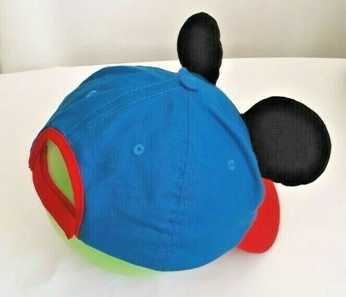 Disney Mickey Mouse Cap, Youth, blue/red/black, adjustable, pre-owned - Afbeelding 2 van 4