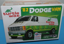 '82 DODGE VAN Turtle Wax 1:25scale model kit MPC Round2 #943M SEALED 1982 Ramvan