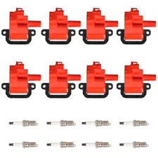 Spark Plug + High Performance Ignition Coil For 97-98 Chevrolet Camaro 5.7L V8