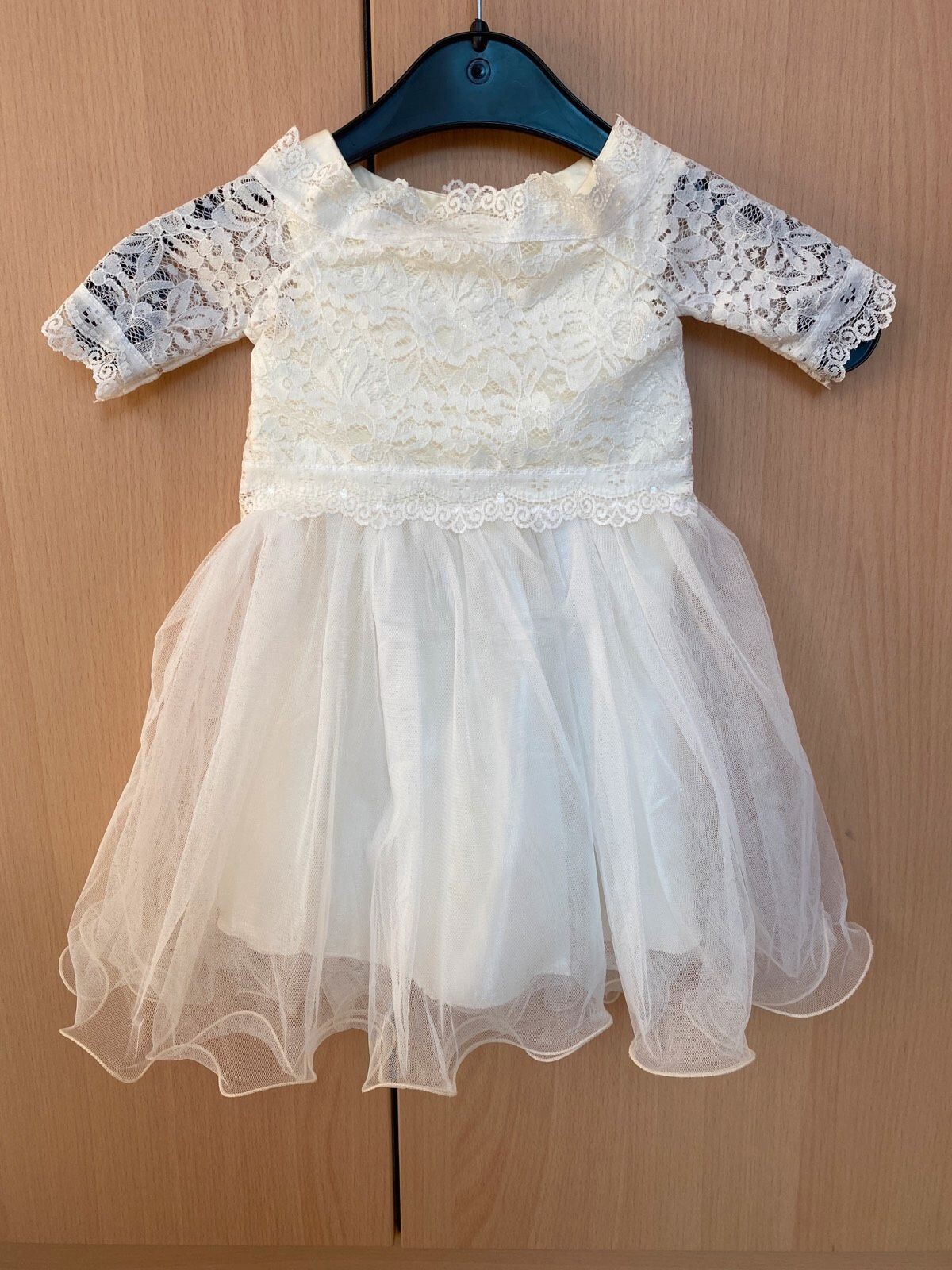 Taufkleid oder Kleid für Blumenkinder, Brautjungfern ca. 74 NEU!