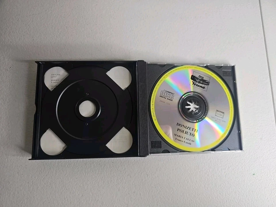 Opera CD Poliuto By G. Donizetti Teatro La Scala Live 1960 2 CDs Set M. Callas Foto 4 de 4