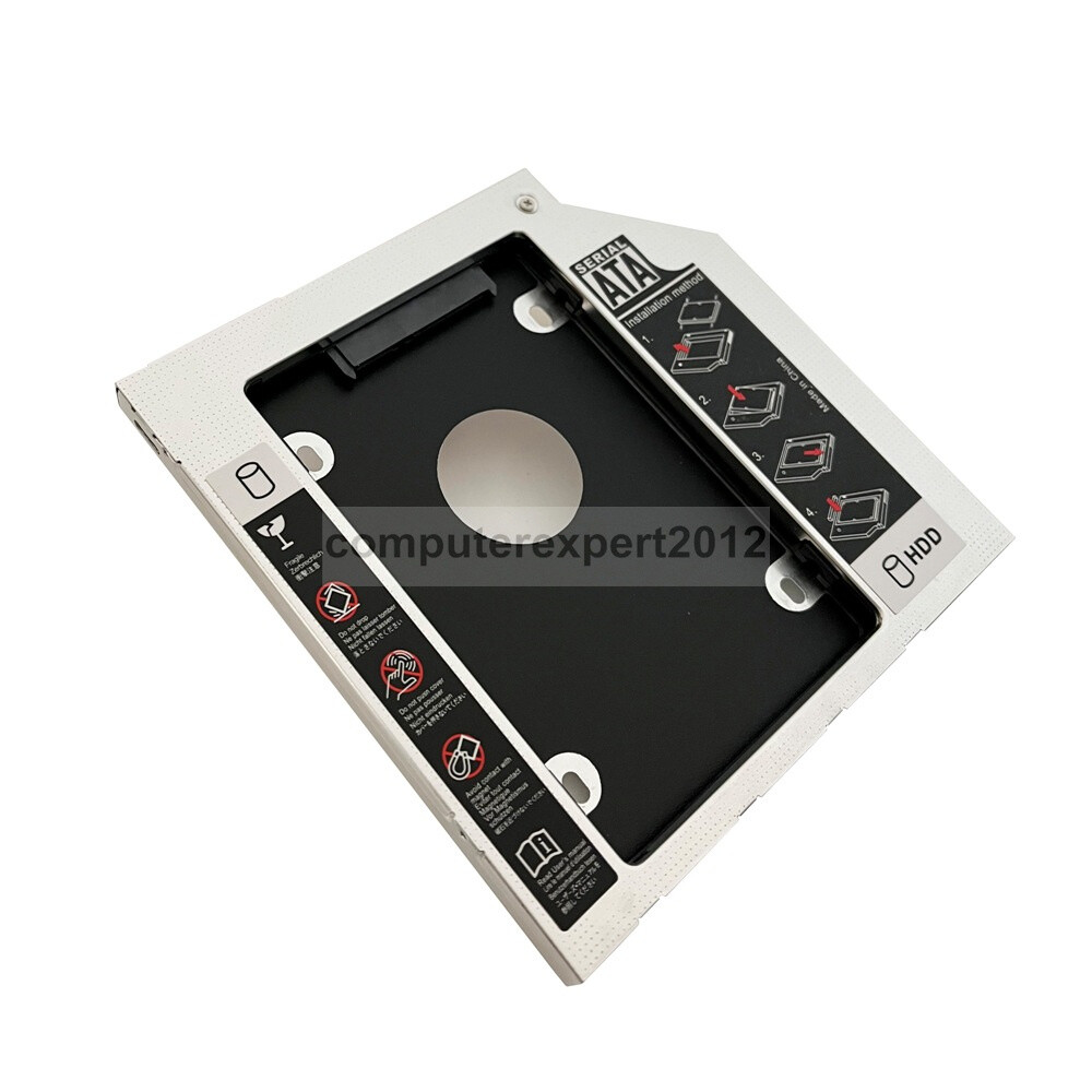 2nd Hard Drive HDD SSD Enclosure Caddy for HP ProBook 655 650 645