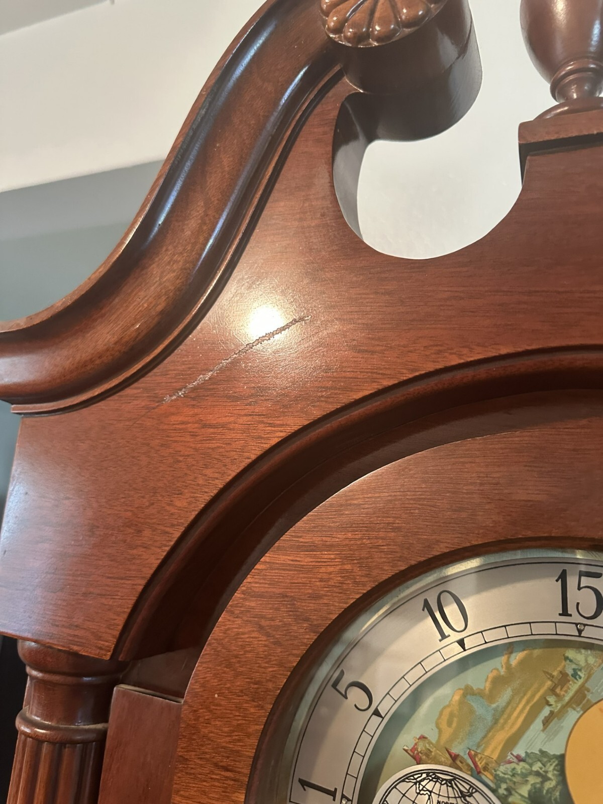 Herschede Model #217 - Grandfather Clock (Hall Clock) Antique. 