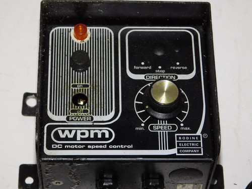 Bodine Electric WPM-2156E1 DC Motor Speed Control Module 115V 50/60Hz 5A Unit - Picture 2 of 3
