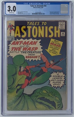 Tales to Astonish #44 CGC 3.0 1963 Origin & 1st app the Wasp