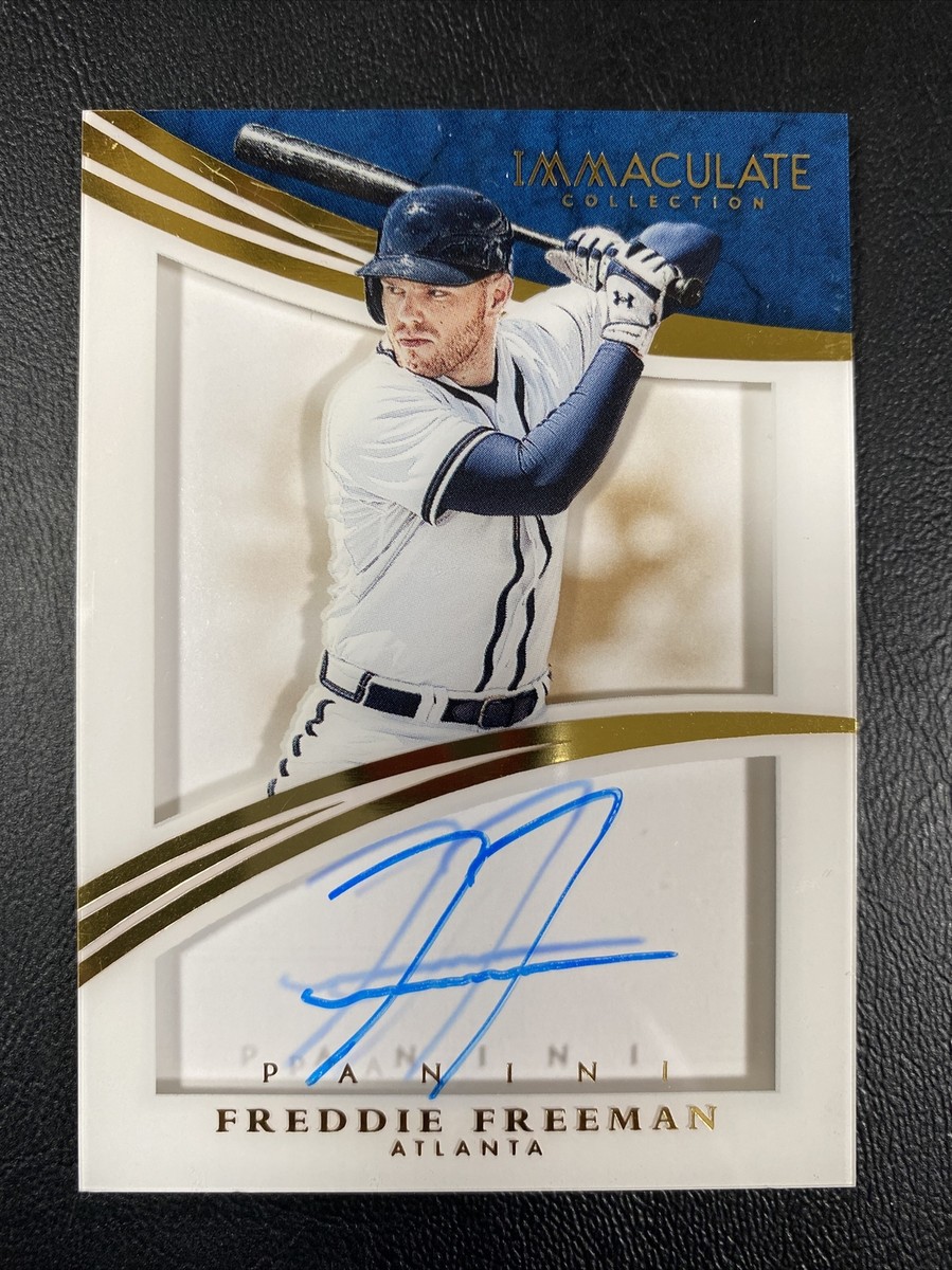 FREDDIE FREEMAN 2015 Panini Immaculate Acetate Auto #20/25