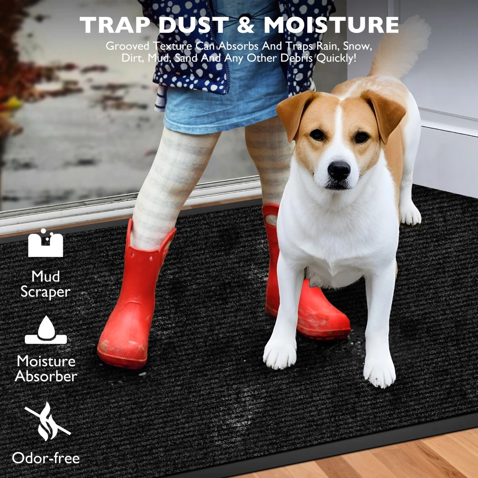 Entrance Mat Front Door Doormat for Indoor Outdoor Heavy Duty Commercial Mats - Image 2 of 4