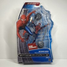 NIP 2007 Hasbro Spider-Man 3 Action Figure Web Swinging Acrobatics RARE