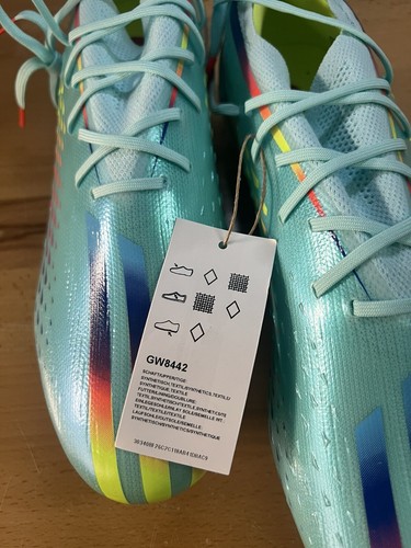 Adidas X Speedportal.1 SG Aqua Blue Soccer Cleats Size Men's 10.5 GW8442 - Picture 7 of 7