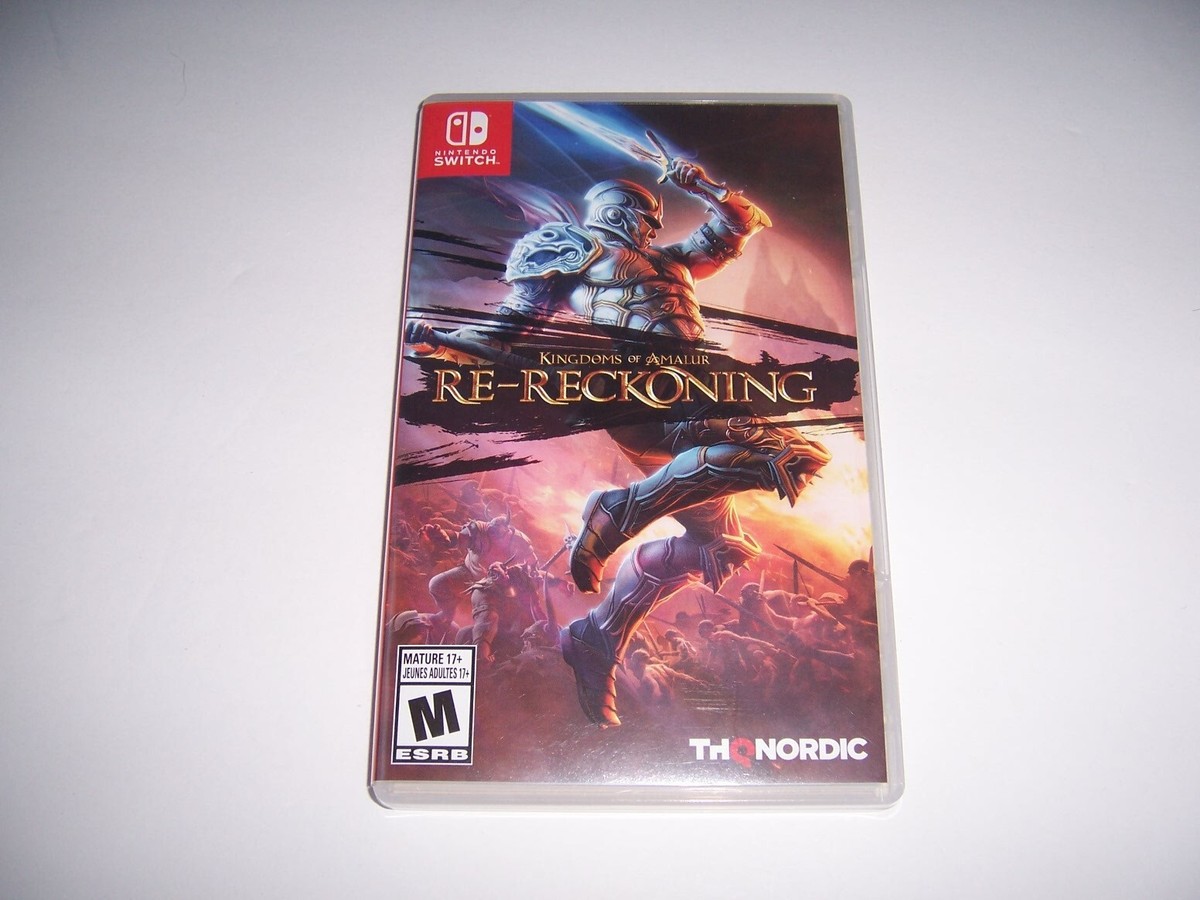 Original Box Case Replacement Nintendo Switch Kingdoms of Amalur