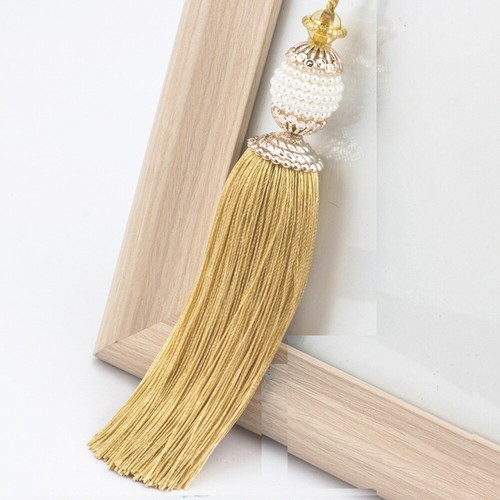 Large Decorative Key Tassel / Cushion Tassel with Acrylic Beaded size