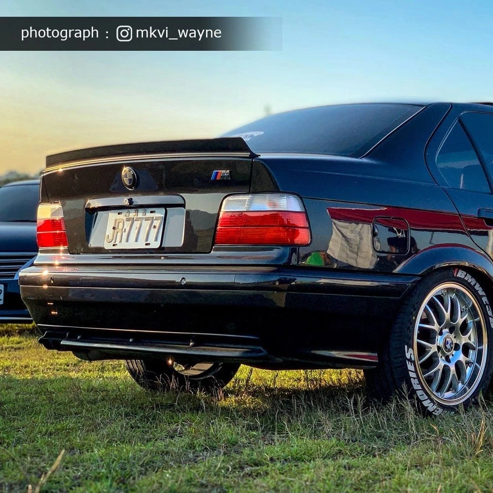 BMW E36 CARBON FIBER DUCKTAIL REAR SPOILER KIT REAR WING, 52 OFF
