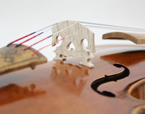 Baroque Violin ! Andrea Amati 1560 Violin 4/4 Copy! Master Tone #8153 - Picture 7 of 7