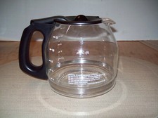 Mr. Coffee 12 Cup Replacement Glass Carafe Coffee Pot W/ Handle PLD-12 Black GUC