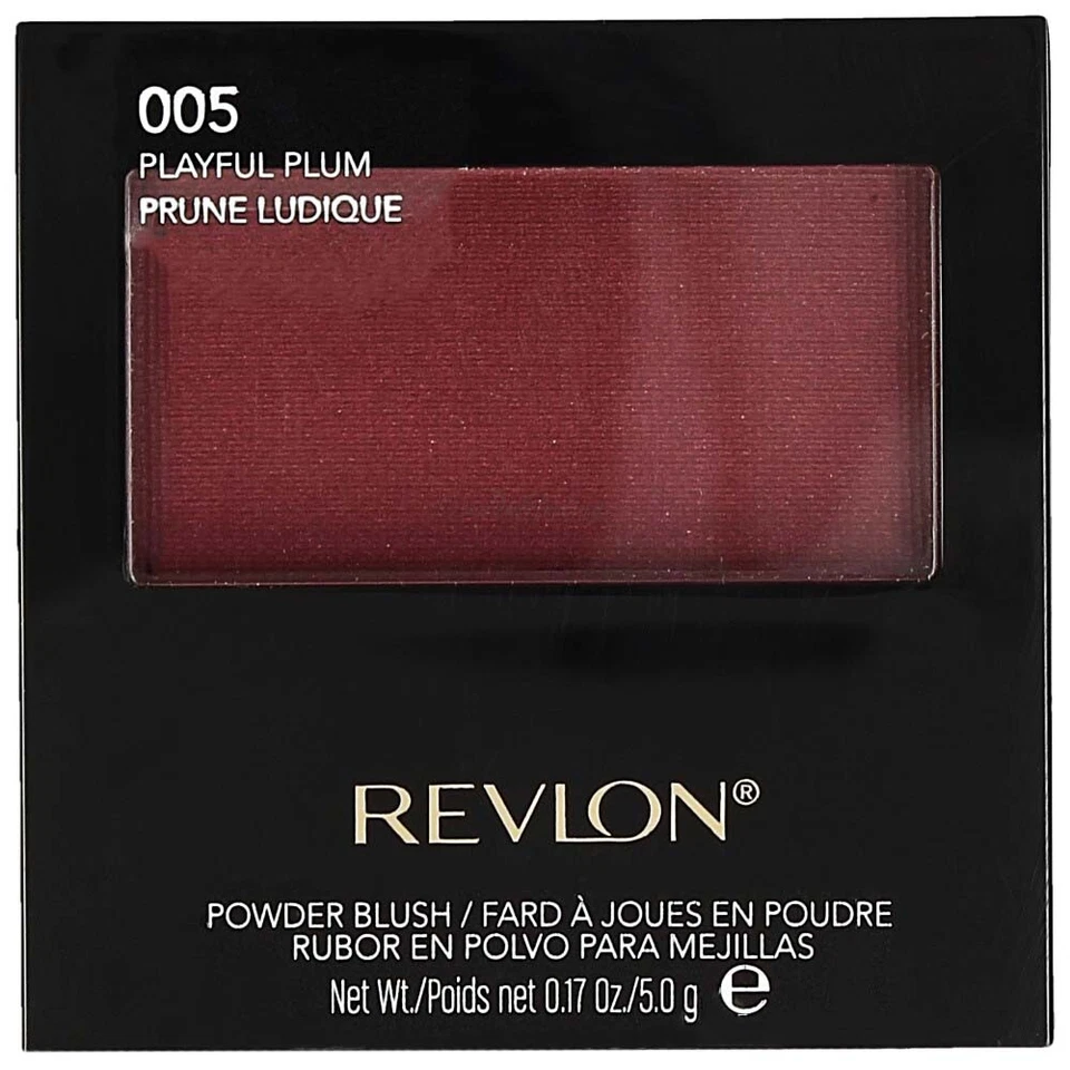 Revlon Powder Blush with Brush 005 Playful Plum 5g