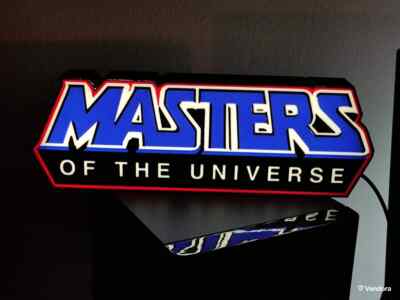 MOTU He-Man LED Leuchtkasten Schild 25x8cm - Masters of the Universe Display ...