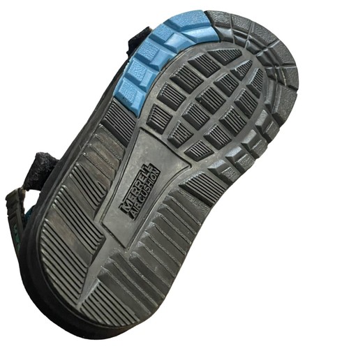 LL Bean Sandals Womens 8 Blue Green Air Cushion Casual Hiking Water Ankle Strap - Picture 11 of 11