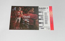 Alabama Football Vs Auburn Game Day Ticket Stub 2022 - Bryce Young