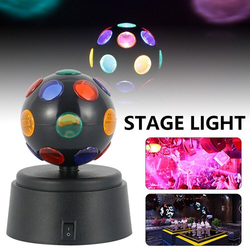 Disco Luz Bola Cristal Fiesta DJ Club Lámpara Batería Blanco LED Escenario Il... - Imagen 3 de 9