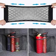Universal Car Storage Bag Double Mesh Trunk Storage Net Car Built-In Fire New