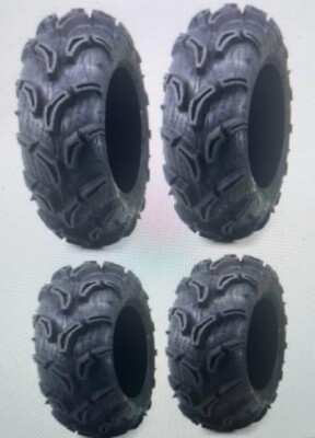 Full set of Maxxis Zilla 26x9-14 and 26x11-14 ATV Mud Tires (4)