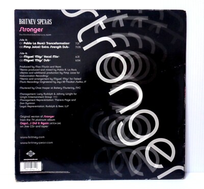 米12” Britney Spears Stronger 01241427621 JIVE /00250 $_57.JPG?set_id=880000500F
