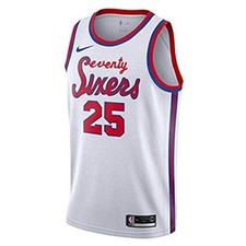 Nike Men's Swingman Philadelphia 76ers Ben Simmons 25 Jersey White AV4509-102
