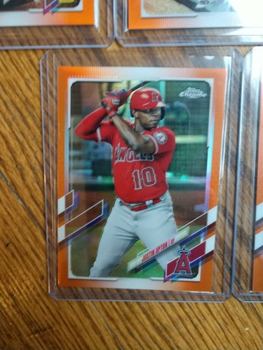 Lot (6) 2021 Topps Chrome /25 Orange Refractor Eric Hosmer Blake Snell Brinson - Picture 6 of 9