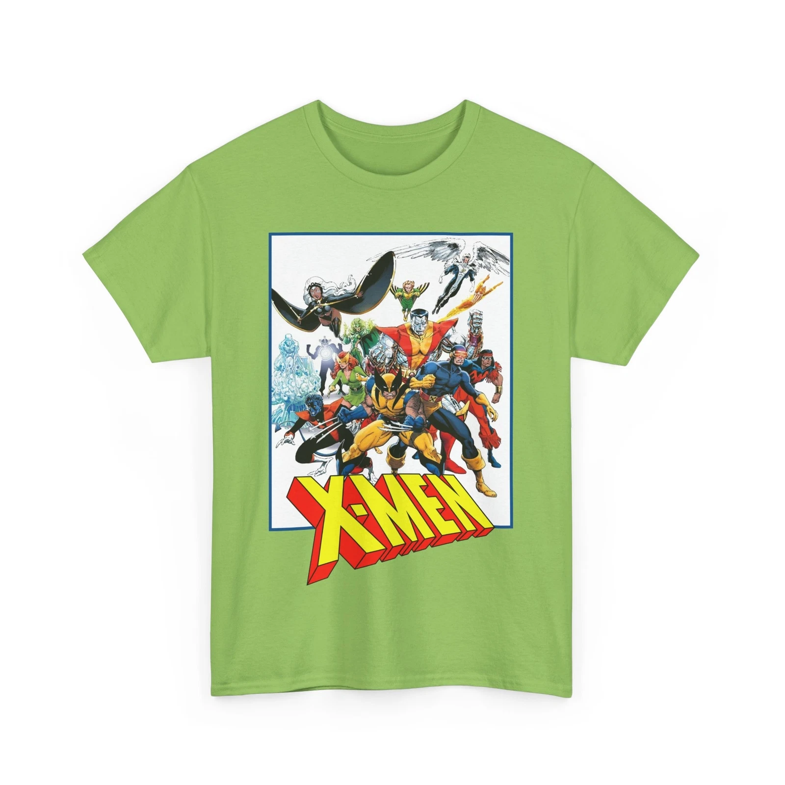 X-Men T-Shirt - Classic Arthur Adams Art - Marvel Comics - Wolverine, Colossus