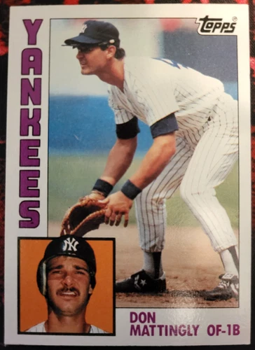 1984 Topps DON MATTINGLY RC NM #8