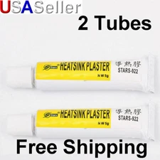 STARS 922 Thermal Grease CPU LED IC Heatsink Glue Plaster Paste Compound 2 tubes