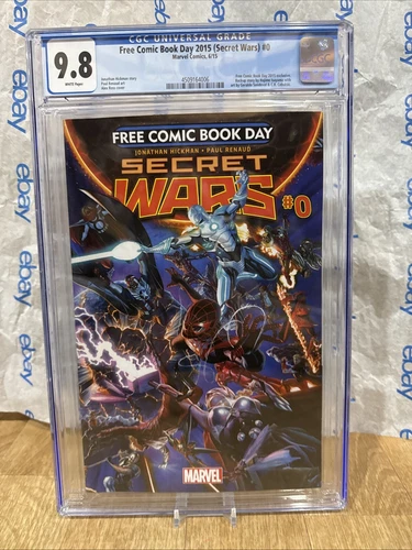 Secret Wars #0 Marvel Comics Free Comic Book Day 2015 Spider-man  Cgc 9.8 Graded