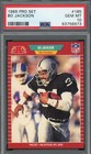 Bo Jackson 1989 Pro Set Football Card #185 Graded PSA 10