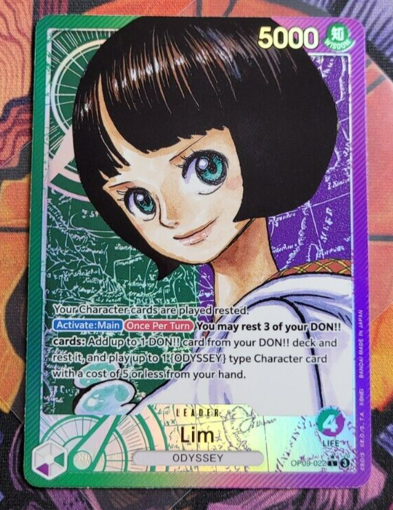 Lim OP09-022 Leader Manga One Piece Card Emperors in the New World