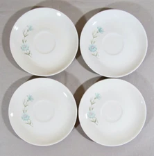 Set of 4 Taylor Smith Taylor Boutonniere Saucers Ever Yours Mid Century Vintage
