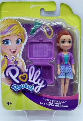 Polly Pocket Totes Cute Lila Doll Playset Mattel