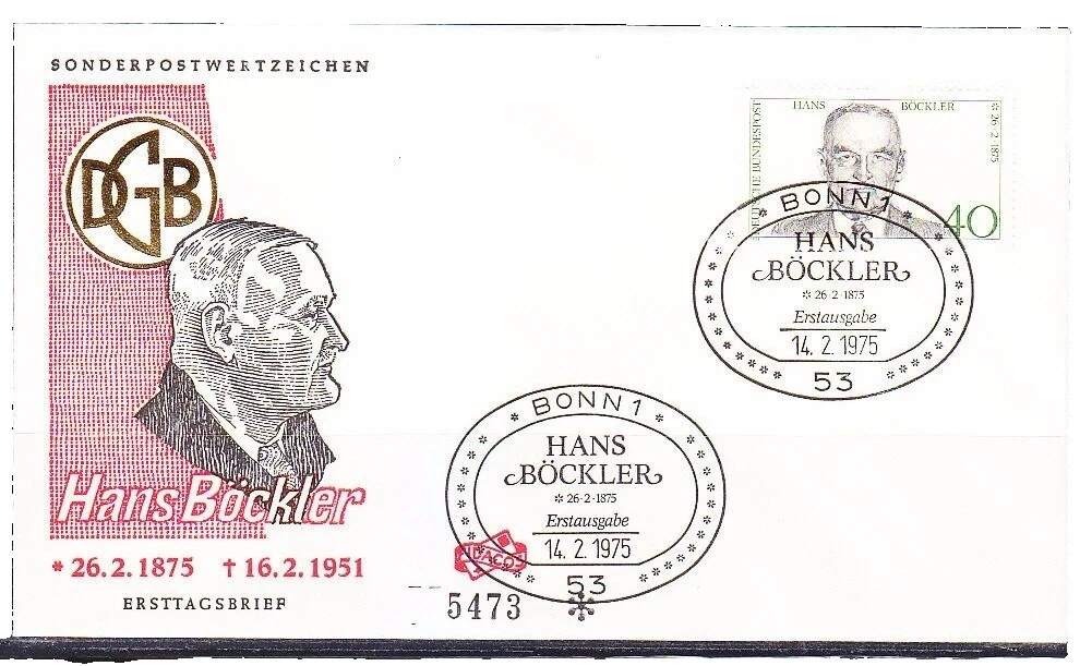German Politicians German & Colonies First Day Cover Stamps