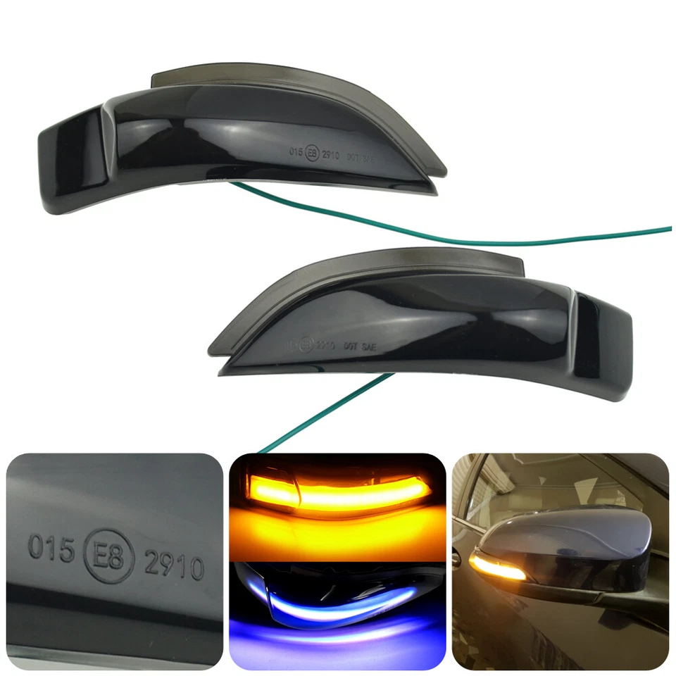 Luz de señal de giro secuencial LED para Toyota Corolla E170 2014-2017 iM 2016-2018 Foto 4 de 4