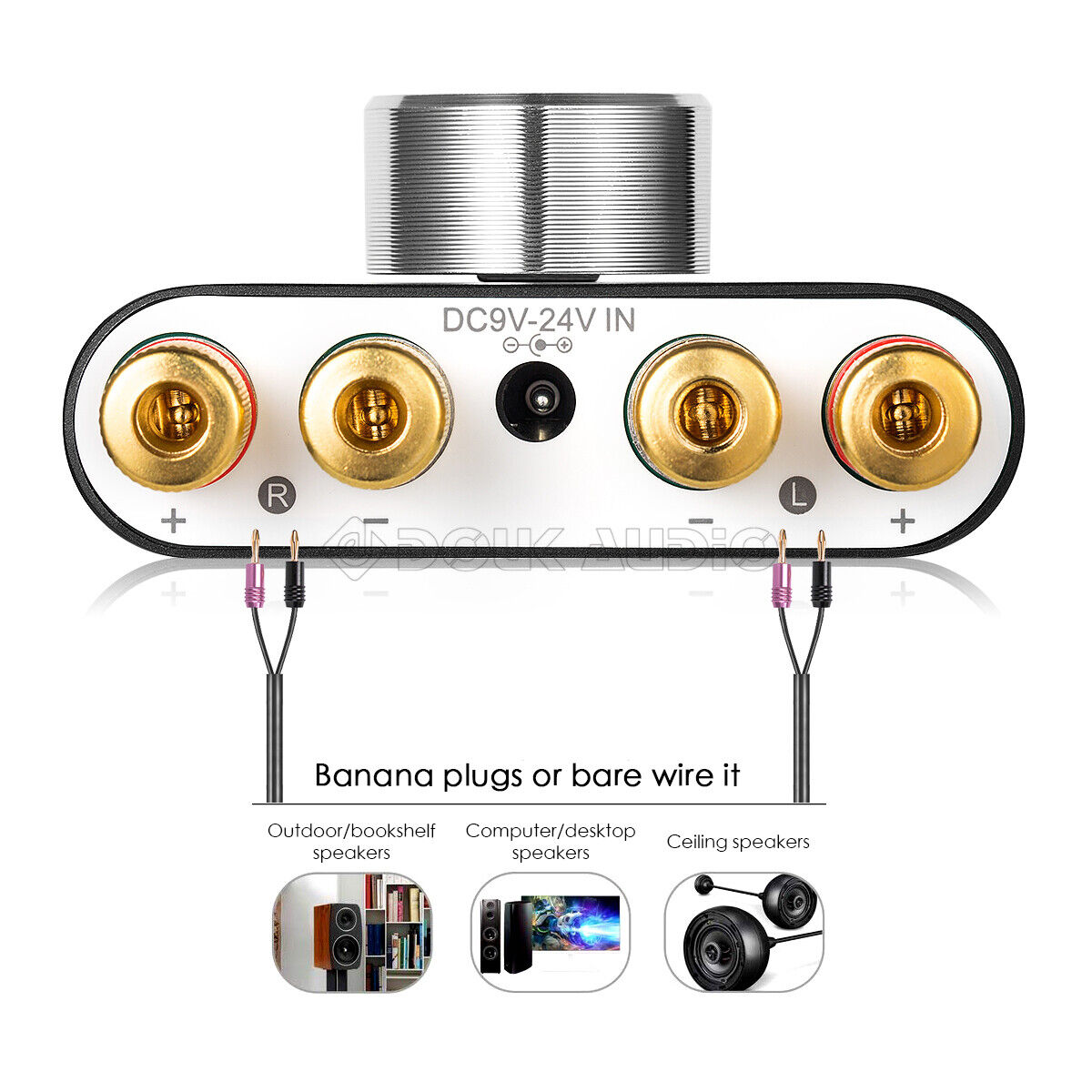 Nobsound NS-01G Pro Mini Bluetooth 5.0 Power Amplifier Wireless Audio Receiver - Picture 7 of 12