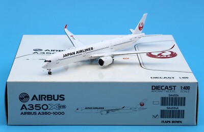 JC Wings 1:200 日本航空 JAL JA01WJ A350-1000 JAL Japan Airlines Airbus A350-1000 JA01WJ With Stand