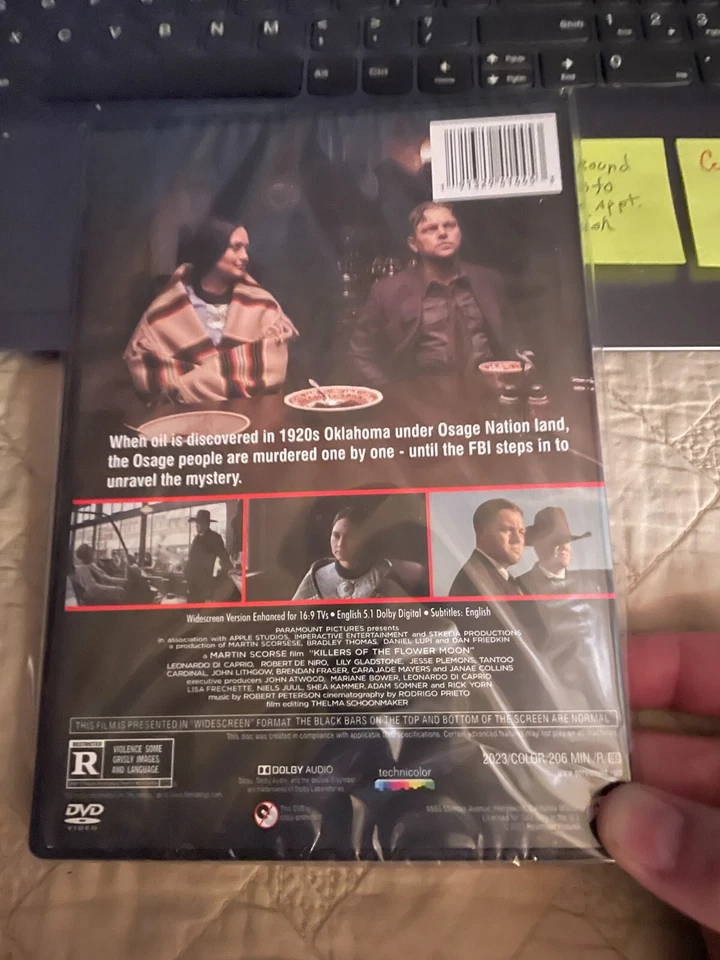Killers of the Flower Moon DVD (2023) Brand New & Sealed Leonardo DiCaprio - Image 2 of 2