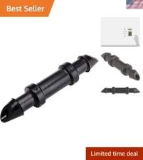 50 Pack 1/4-Inch Barbed Coupling Connectors for Drip Irrigation Systems