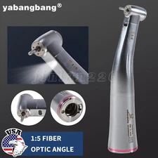 Dental Electric Handpiece 1:5 Contra Angle Fiber Optic High Speed f/NSK Bien-Air