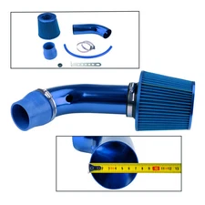 Universal Cold Air Intake + Filter Kit Pipe Flow Hose System