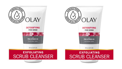 Olay Regenerist Detoxifying Face Wash & Pore Scrub Facial Cleanser (2 Pack)