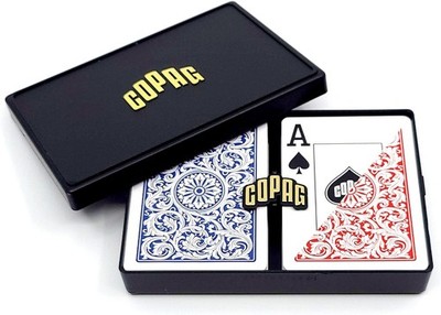 1546 Design 100% Plastic Playing Cards, Poker Size Standard Red