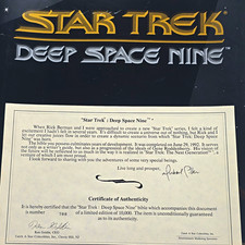 Star Trek Deep Space Nine Revised Original Script w/ COA #788