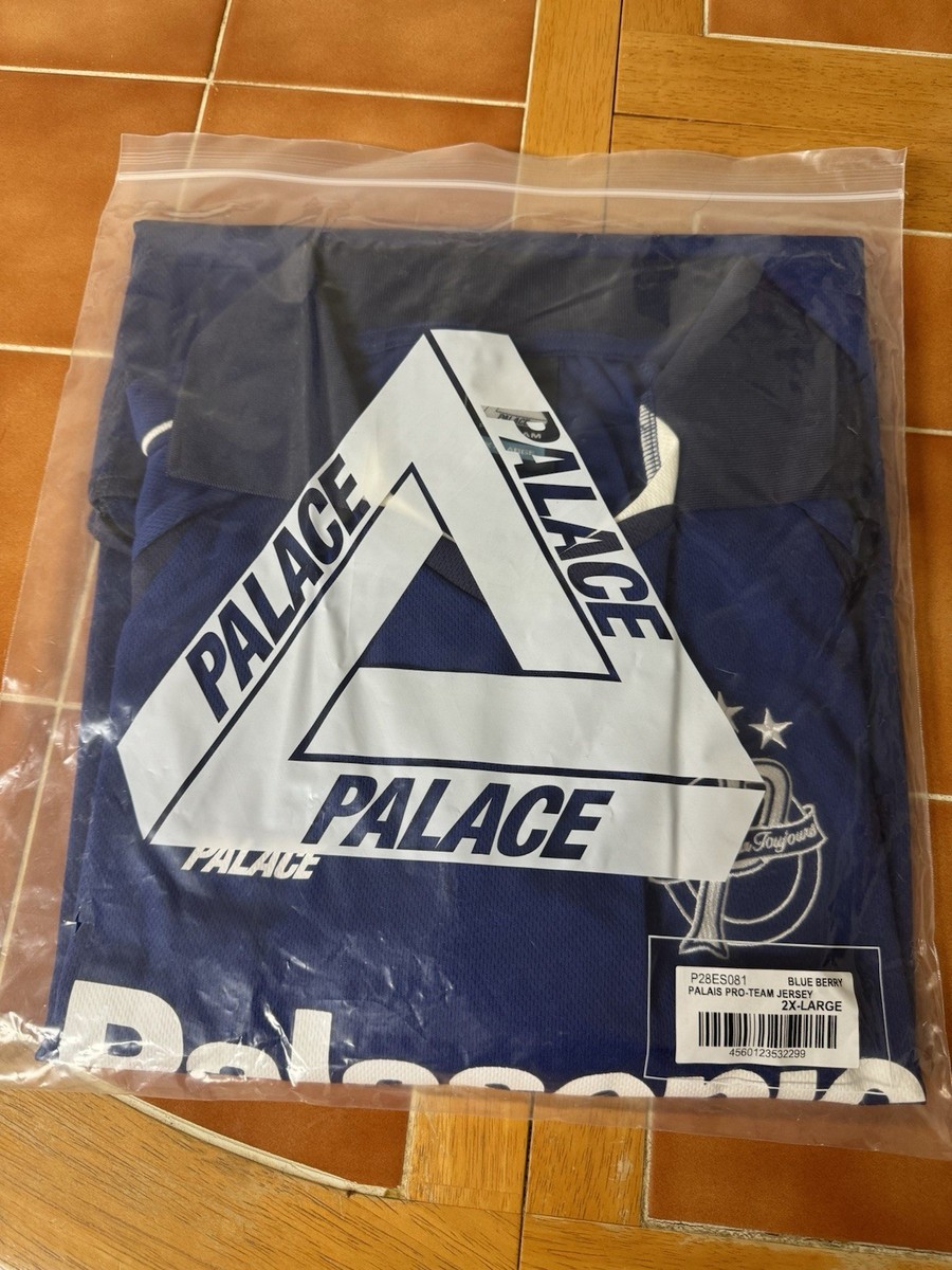 PALACE PALASONIC “PALAIS PRO-TEAM” JERSEY BLUE BERRY XXL NEAR DS