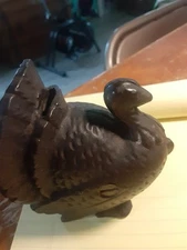 CAST IRON TURKEY STILL BANK